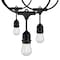 Satco 24-Foot LED String Light Fixture with 12-S14 Lamps, 2000K, 120 Volts, PK 2 S8037 - alternate 1